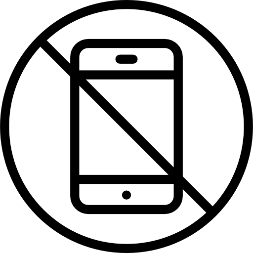 No phone